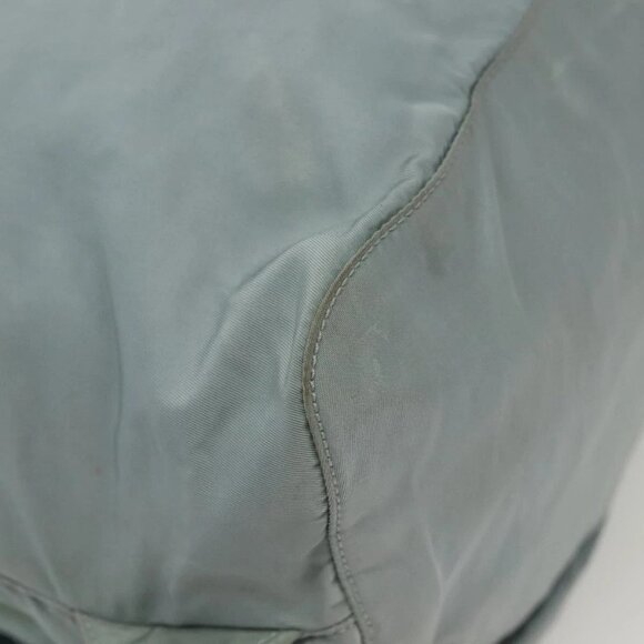 PRADA Backpack Nylon Light Blue Silver Auth BA5026 - Picture 4 of 16